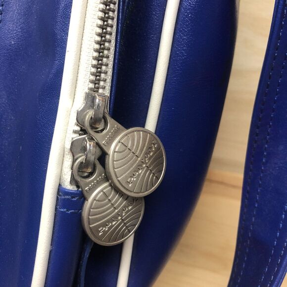 PAN AM Secret Agent Reloaded Bag Certified Vintage Style Blue Tags Luggage VTG - Picture 7 of 16